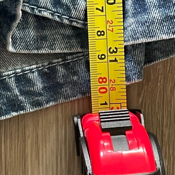 Women Denim Button-Up Ballon Sleeve Romper w/ Belt XL Causal Cotton Contemporary - Picture 11 of 15